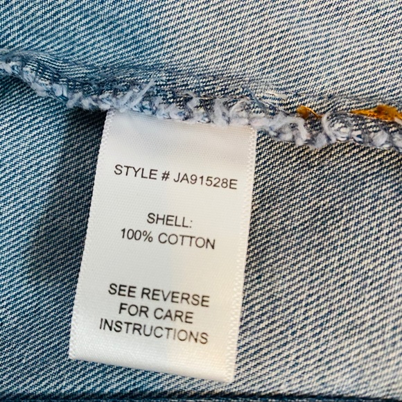 ARK NC. DENIM VEST WITH OPEN BACK AND TIES - Picture 6 of 7